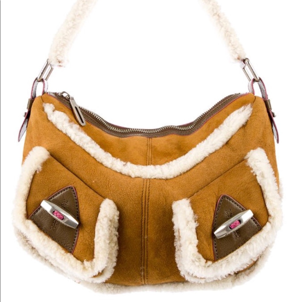 Marc Jacobs Shearling Shoulder Bag